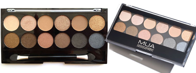 Undressed palette MUA