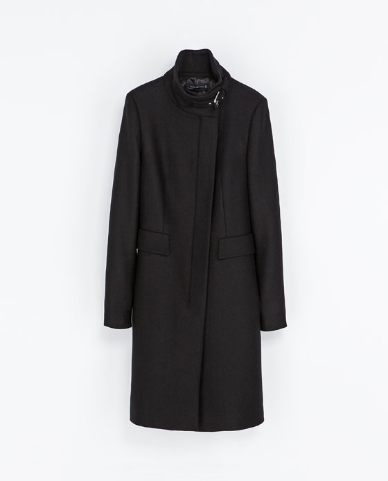 cappotto nero Zara