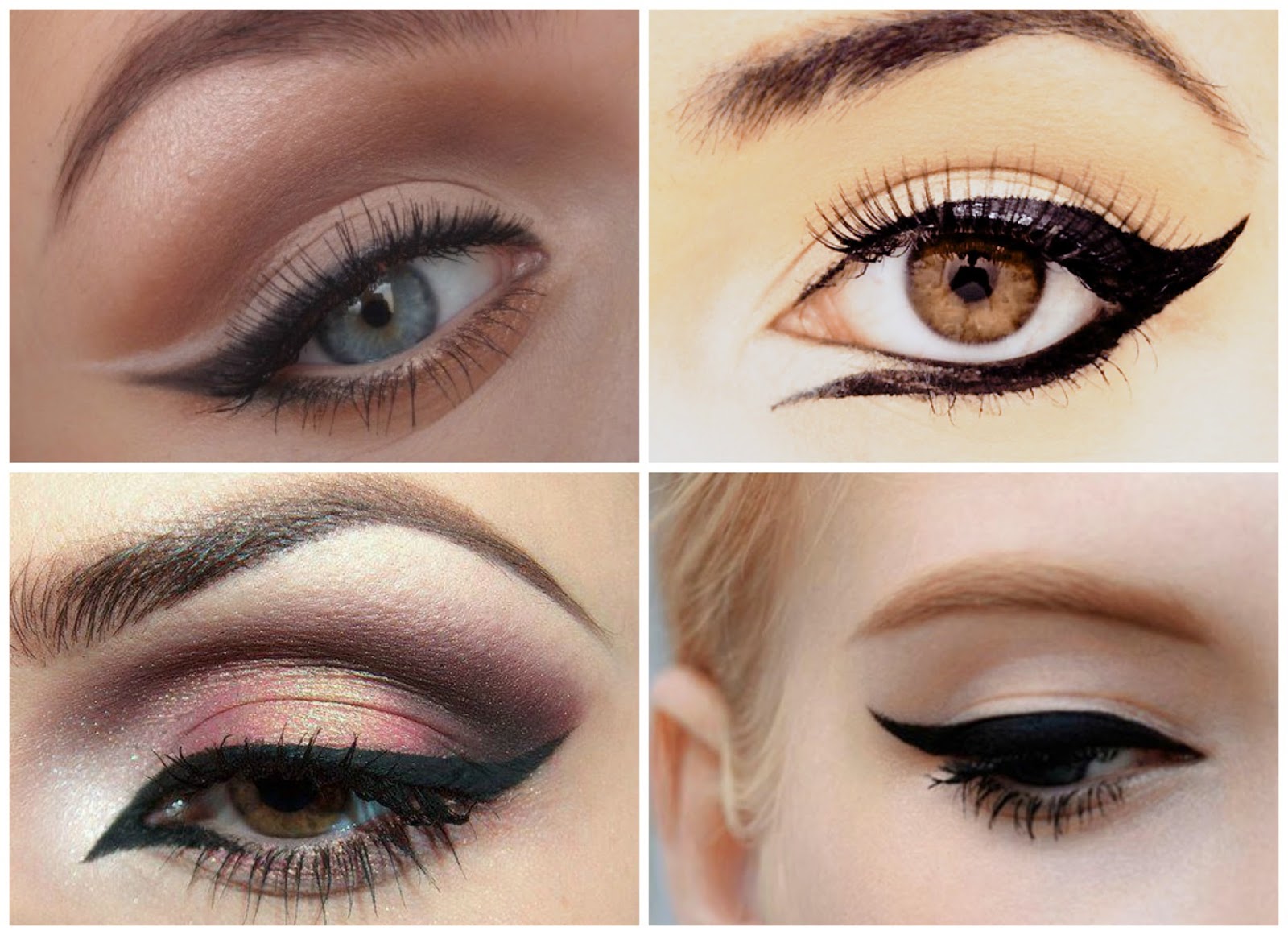 eyeliner collage