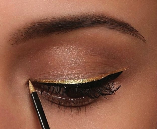 trucco natale doppio eyeliner