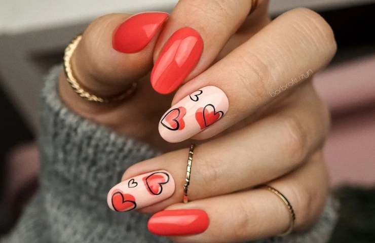 Nail art san valentino 