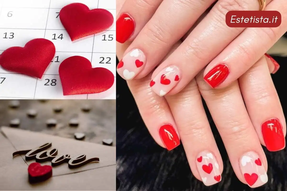 Nail art san valentino 