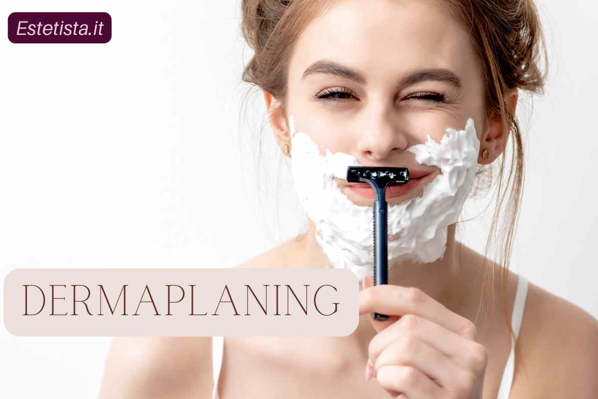 Dermaplaning rasoio per il viso