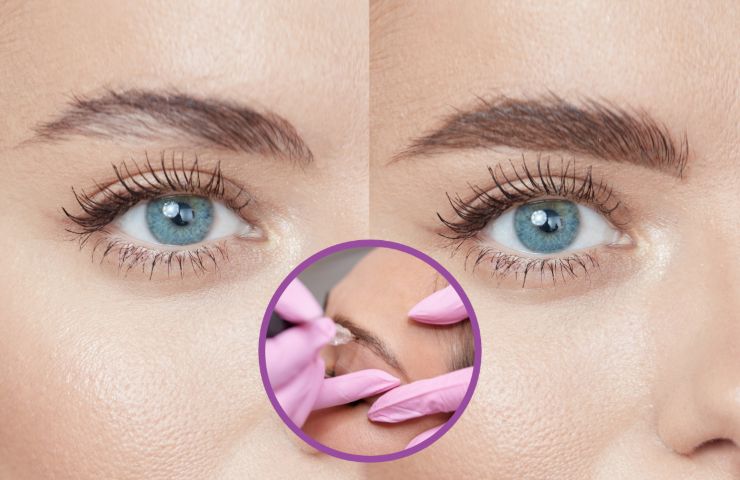 microblading prima e dopo 