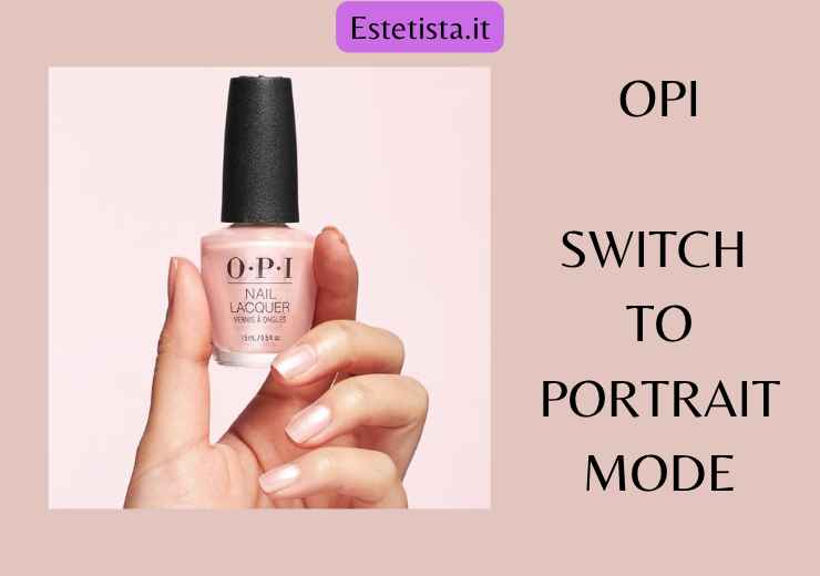 smalto opi perlato rosa