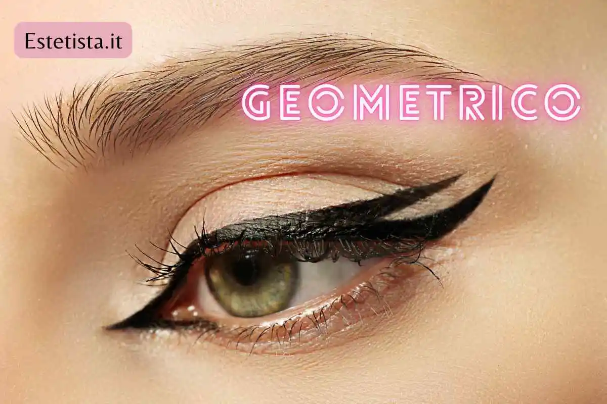 eyeliner geometrico tendenza stagione