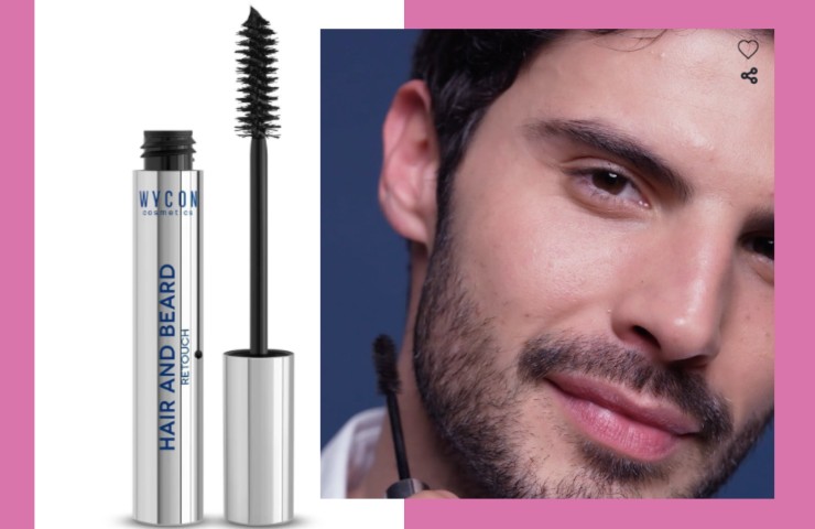 mascara per barba e capelli