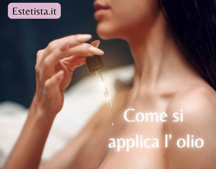 come si applica l'olio per il corpo