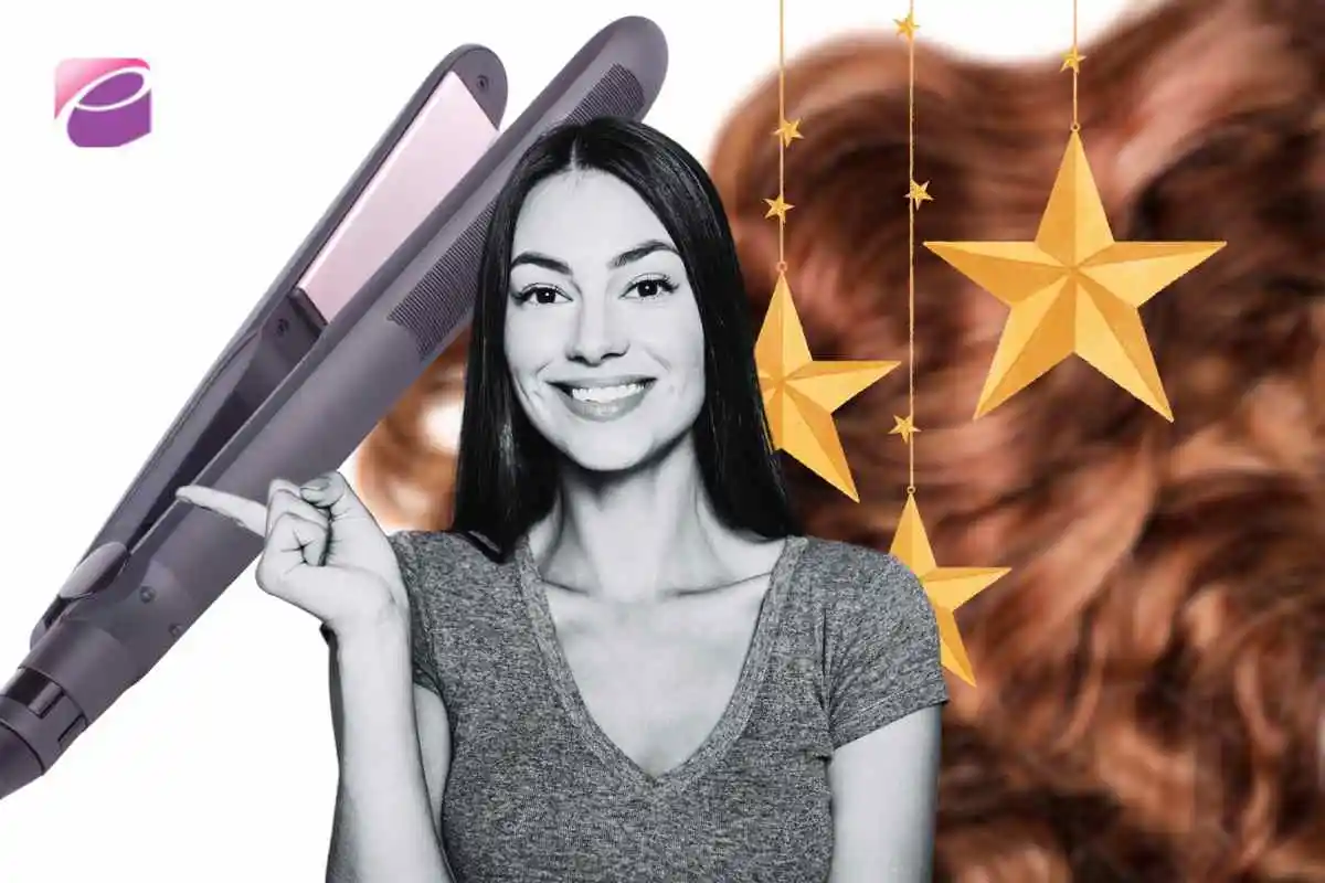 piastra capelli con stelle