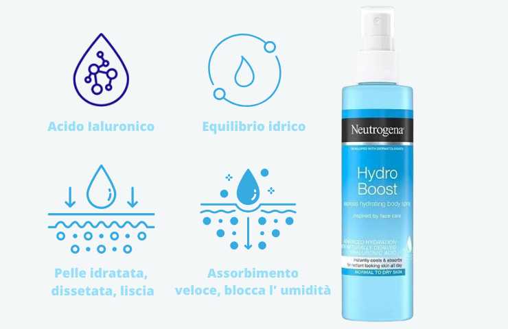 spray doccia idratante