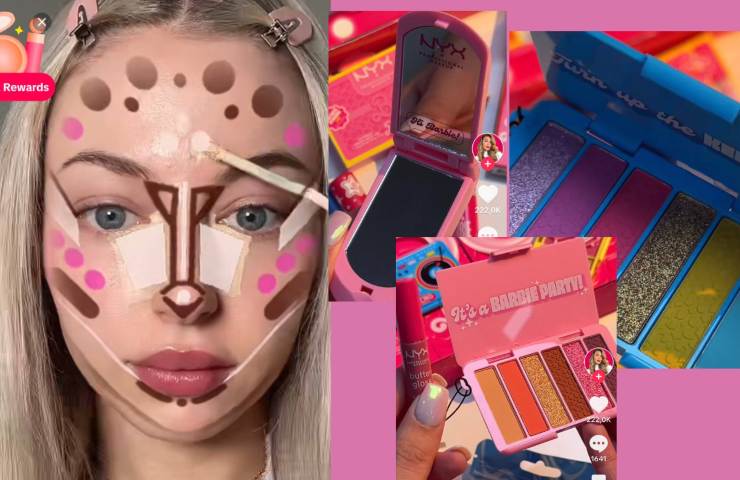 filtro tiktok per truccarsi come barbie