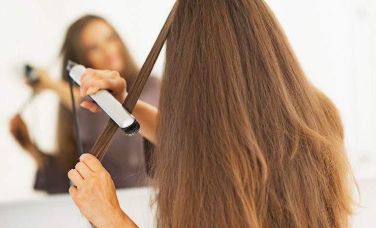 pulire piastra capelli tecnica naturale
