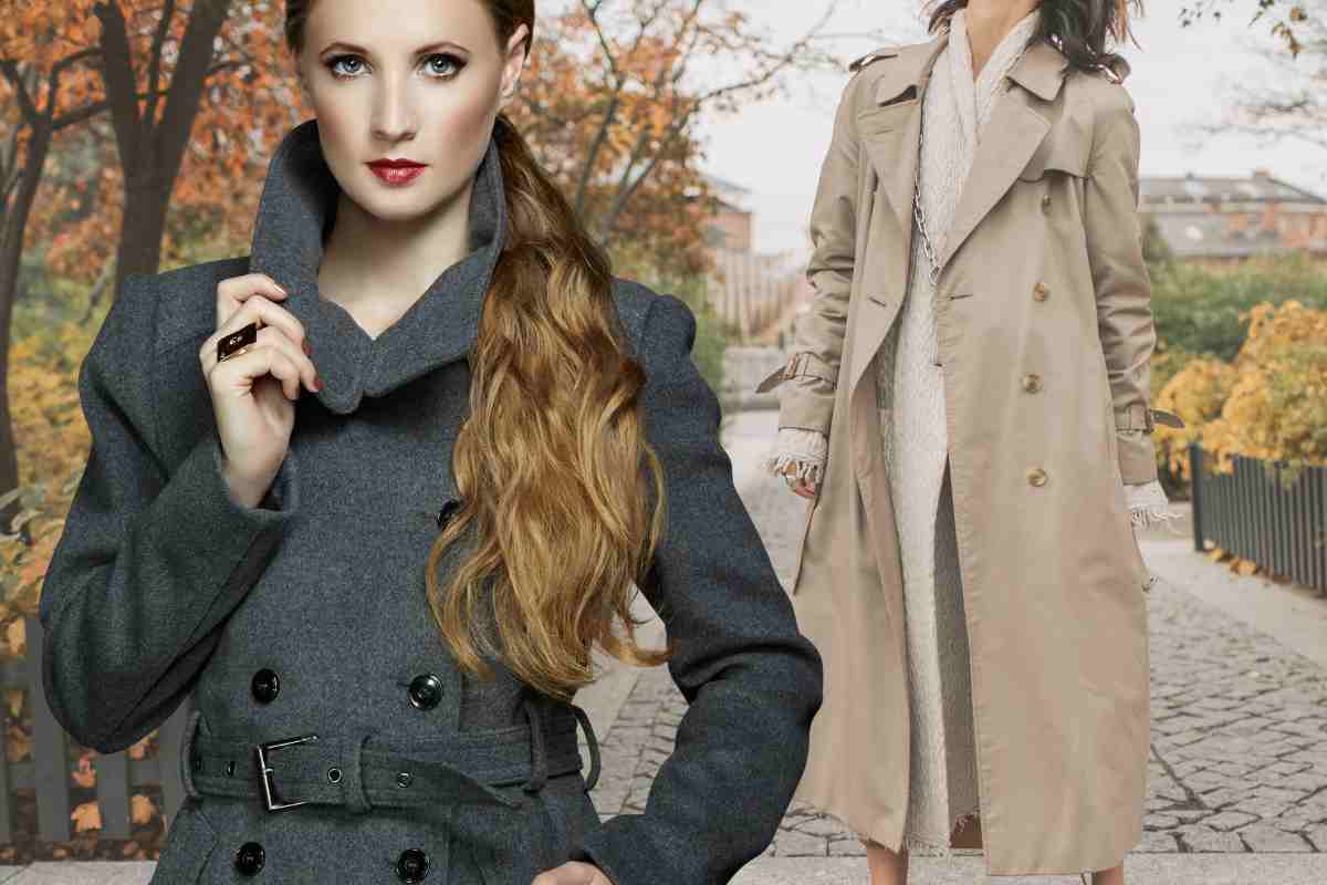 donne con trench 