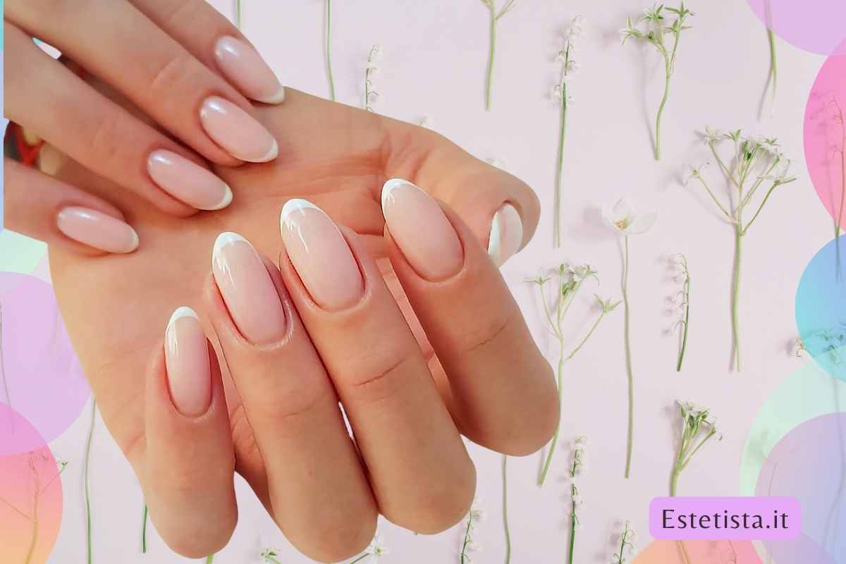 milky nails