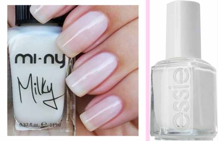 Nails milky