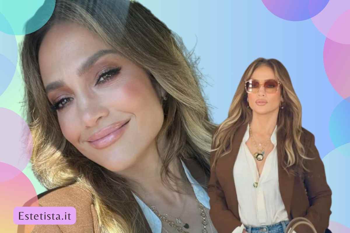 Jennifer Lopez make up 50 anni