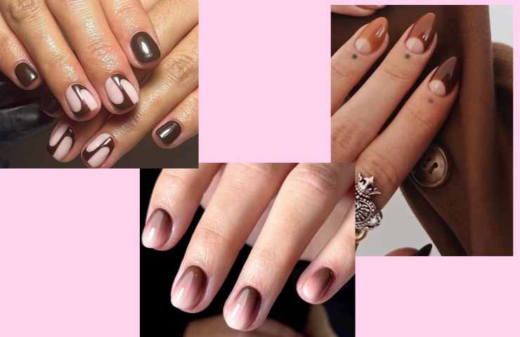 nail art mocha