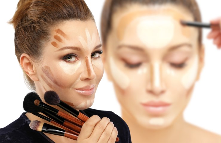 contouring per viso tondo