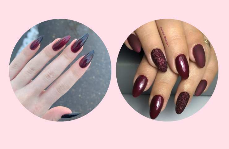 manicure color prugna