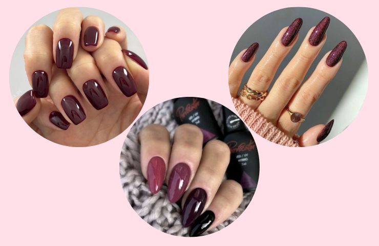 manicure color prugna