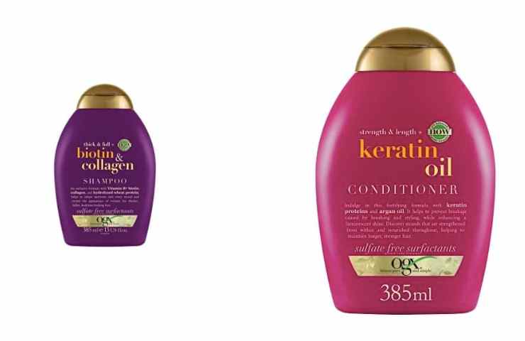 biotin collagene shampoo e balsamo