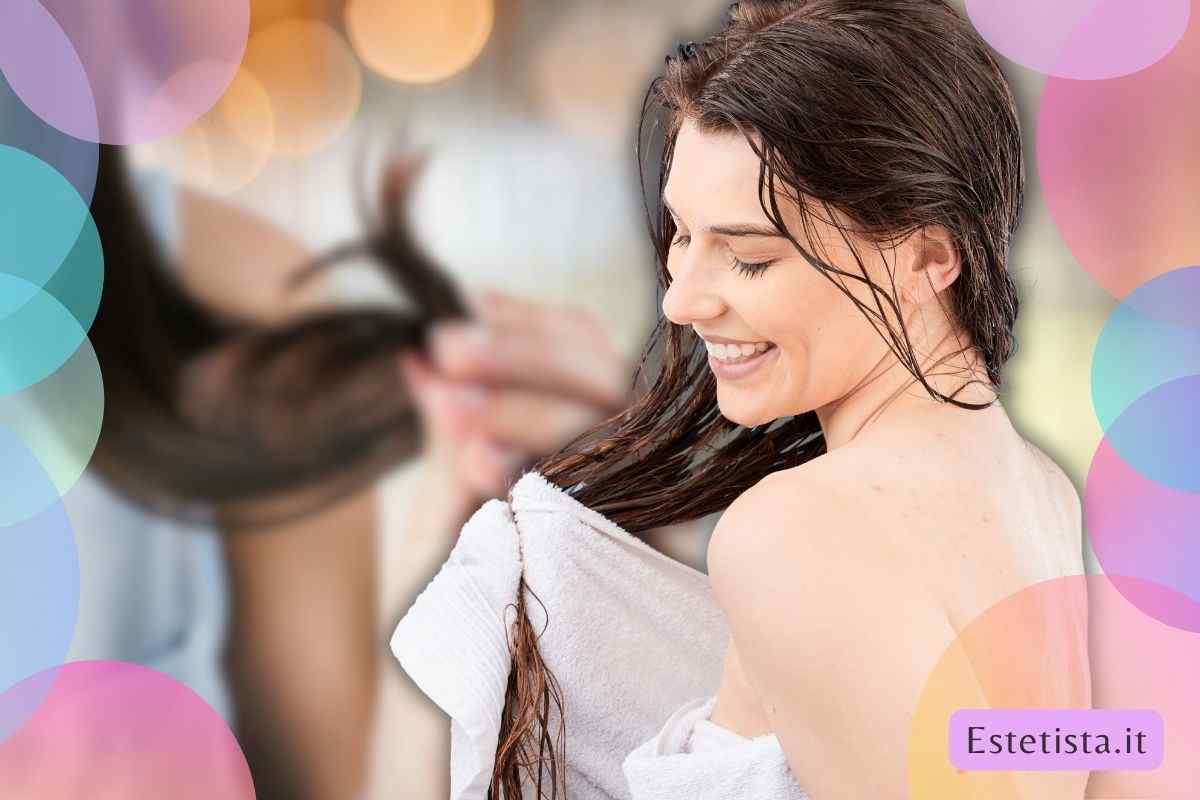 lavare correttamente i capelli