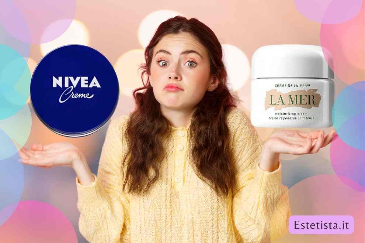 crema nivea e creme de la mer