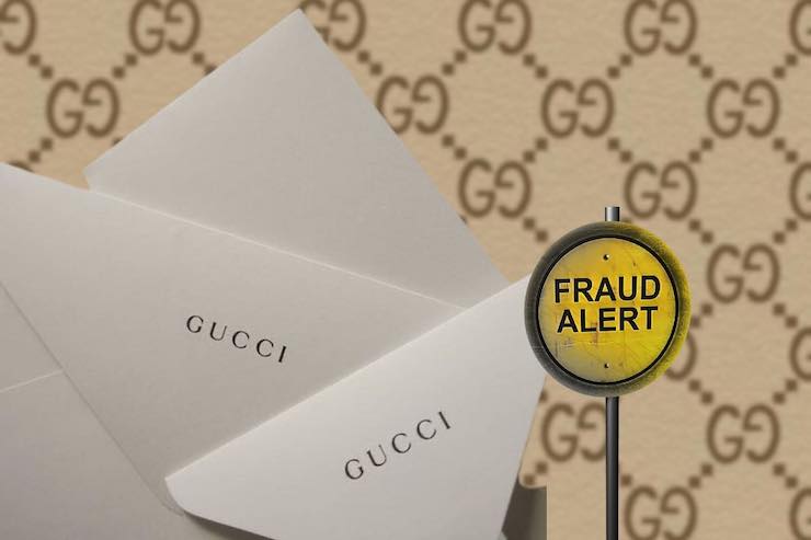 gucci accusa di contraffazione