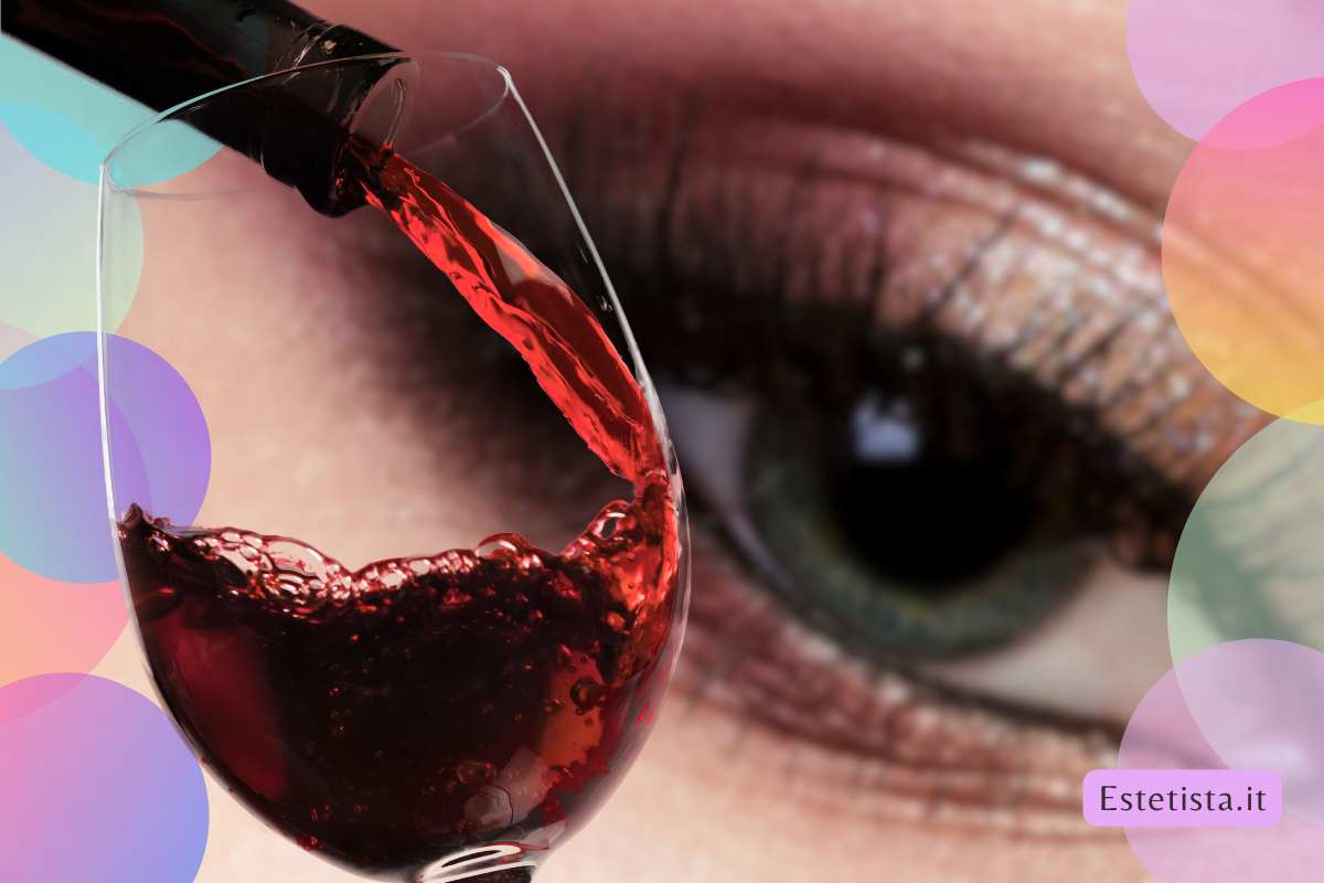 red wine eyes trend