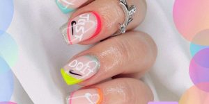 come fare l'half moon manicure
