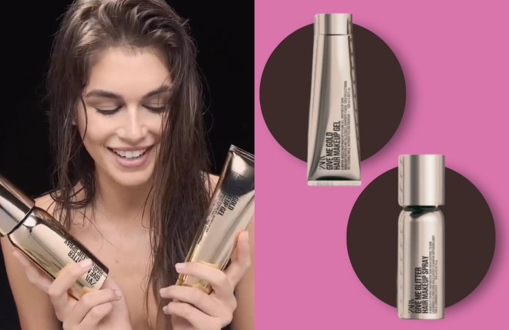 linea capelli zara con Kaia Gerber