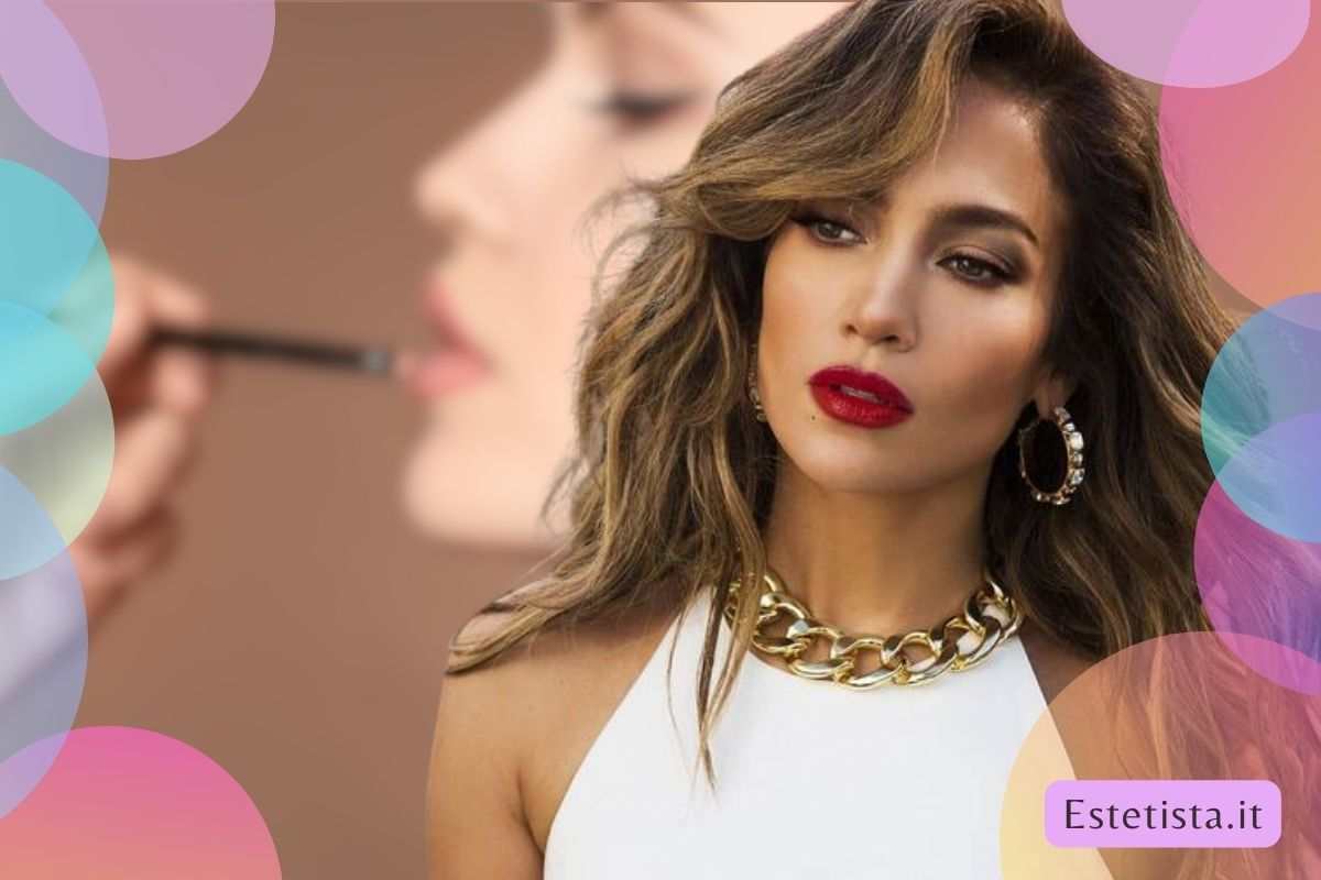 jennifer lopez trucco labbra