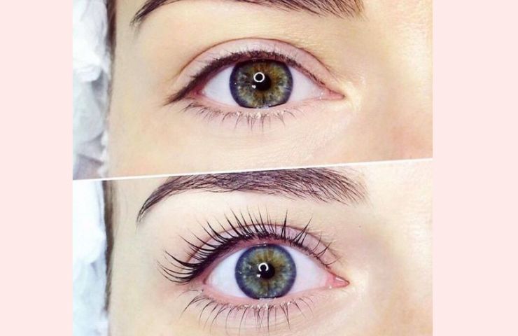 applicare mascara su ciglia dritte