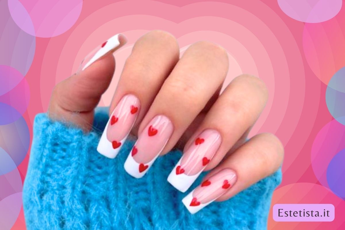 idee manicure san valentino