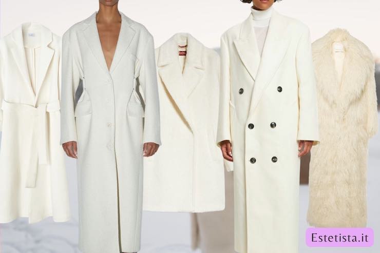 Modelli cappotti bianchi