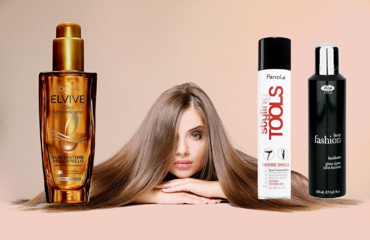 spray lucidanti per capelli