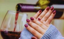 deep wine nail trend