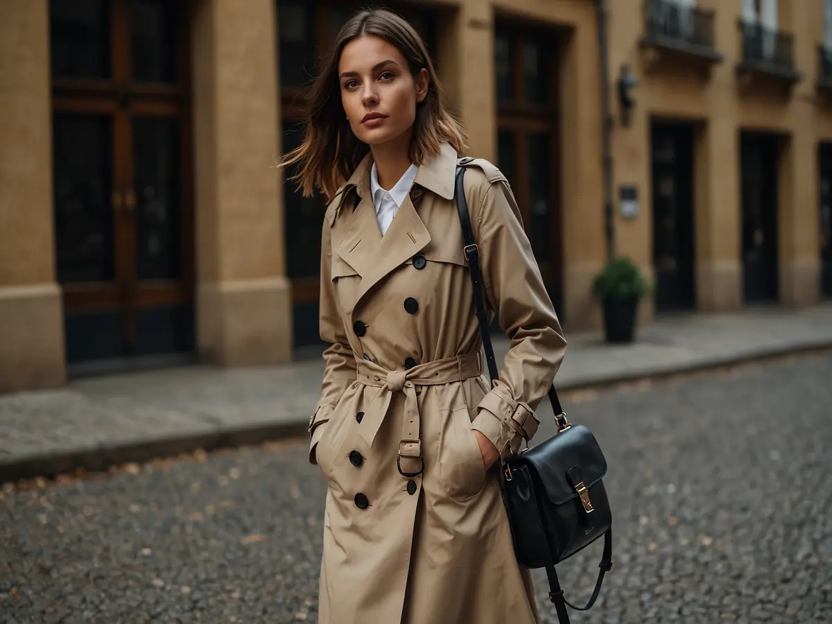 Troppo bassa per il trench lungo? Il trucco dell'orlo che ti allunga le gambe.