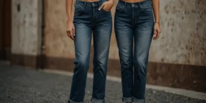 Pancia che sporge dai jeans? Il trucco della vita media che non taglia i fianchi.