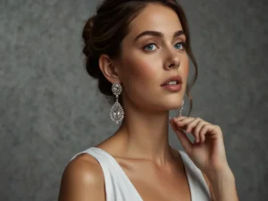 Orecchini grandi: perché dopo i 50 anni ti aiutano a nascondere le rughe del collo.